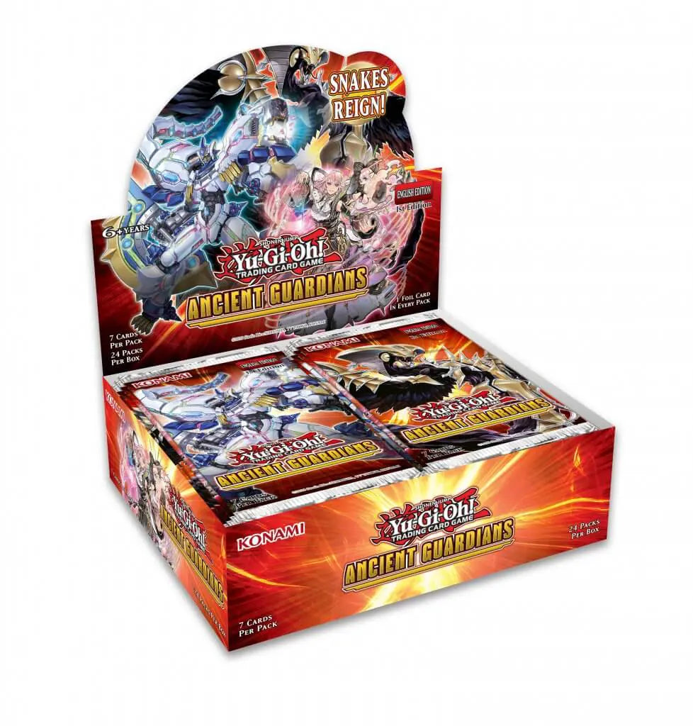 YU-GI-OH! TCG Ancient Guardians 7 x card Booster Box
