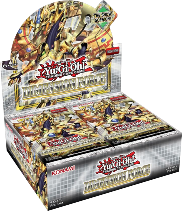 YU-GI-OH! TCG Dimension Force – 9 x card Booster Box