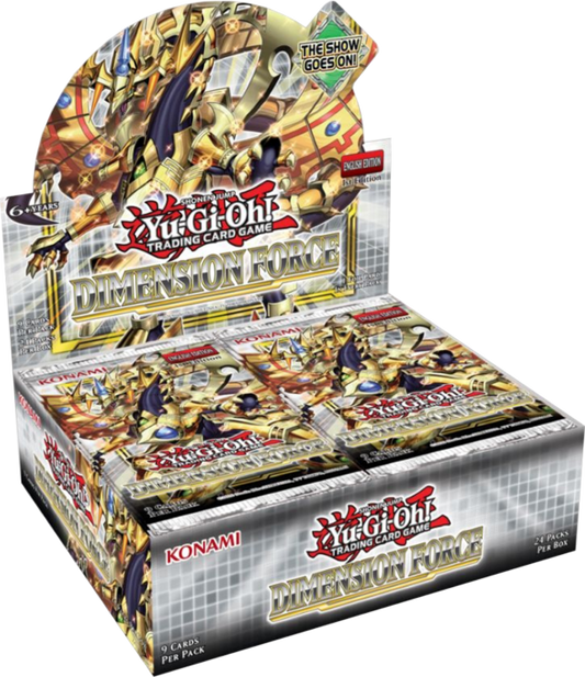 YU-GI-OH! TCG Dimension Force – 9 x card Booster Box